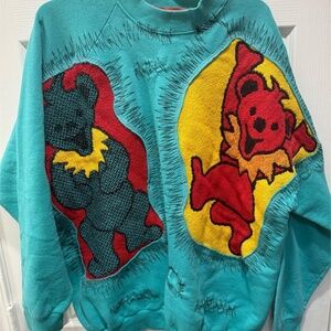 Vintage Grateful Dead Prototype Trevsiofi 1/1 Crewneck Rare!!!